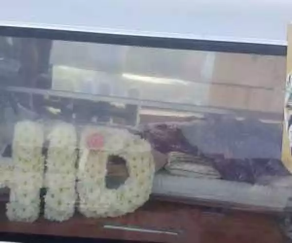 Photos: See The Gold Casket Mama Awolowo Was Laid In At Her Funeral Service In Oyo